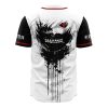 One Eyed Ghoul TG AOP Baseball Jersey AOP Baseball Jersey BACK Mockup - Anime Jersey Store