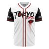 One Eyed Ghoul TG AOP Baseball Jersey AOP Baseball Jersey FRONT Mockup - Anime Jersey Store