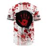 Outbreak HOTD AOP Baseball Jersey AOP Baseball Jersey BACK Mockup - Anime Jersey Store