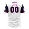 Passione Gang Golden Wind JBA AOP Baseball Jersey AOP Baseball Jersey BACK Mockup - Anime Jersey Store