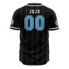 Passione Gang JBA AOP Baseball Jersey AOP Baseball Jersey BACK Mockup - Anime Jersey Store