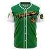 Personalized Dragonzords Green PR AOP Baseball Jersey FRONT Mockup - Anime Jersey Store