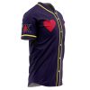 Personalized First Outfit Hisoka HXH AOP Baseball Jersey SIDE Mockup - Anime Jersey Store