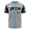 Personalized Jedi Skywalker SW AOP Baseball Jersey FRONT Mockup - Anime Jersey Store