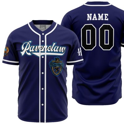 Personalized Ravenclaw HP AOP Baseball Jersey MAIN Mockup - Anime Jersey Store