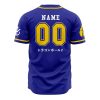 Personalized Saiyan Vegeta DBZ AOP Baseball Jersey BACK Mockup - Anime Jersey Store