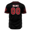 Personalized Sasuke Uchiha Clan Naruto AOP Baseball Jersey BACK Mockup - Anime Jersey Store