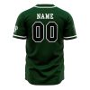 Personalized Slytherin HP AOP Baseball Jersey BACK Mockup - Anime Jersey Store