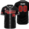 Personalized Team Rocket Grunt Black P AOP Baseball Jersey MAIN Mockup - Anime Jersey Store