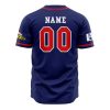 Personalized Training Uniform MHA AOP Baseball Jersey BACK Mockup - Anime Jersey Store