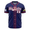 Personalized Training Uniform MHA AOP Baseball Jersey FRONT Mockup - Anime Jersey Store