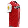 Personalized Tyrannosauruses Red PR AOP Baseball Jersey SIDE Mockup - Anime Jersey Store