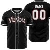 Personalized Venom Marvel AOP Baseball Jersey MAIN Mockup - Anime Jersey Store