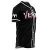 Personalized Venom Marvel AOP Baseball Jersey SIDE Mockup - Anime Jersey Store