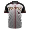 Pirates of the Caribbean Disney AOP Baseball Jersey FRONT Mockup - Anime Jersey Store