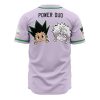 Power Duo Gon Killua Hunter X Hunter AOP Baseball Jersey BACK Mockup - Anime Jersey Store