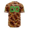 Power Minecraft AOP Baseball Jersey BACK Mocku - Anime Jersey Store