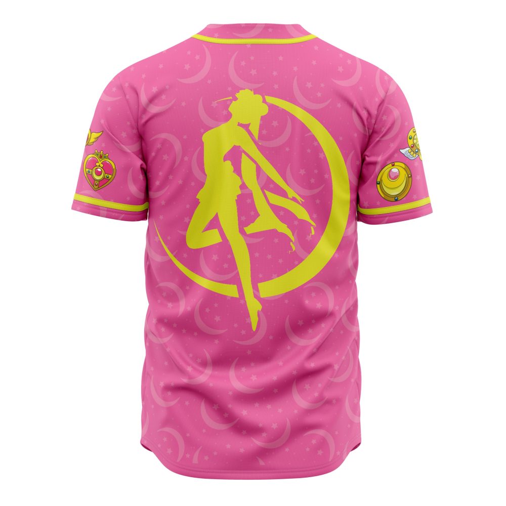 Pretty Guardian V1 Sailor Moon AOP Baseball Jersey BACK Mockup scaled - Anime Jersey Store