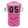 Pterodactyls Pink PR AOP Baseball Jersey AOP Baseball Jersey BACK Mockup - Anime Jersey Store