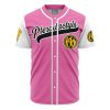 Pterodactyls Pink PR AOP Baseball Jersey AOP Baseball Jersey FRONT Mockup - Anime Jersey Store