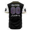 Purple Orcas BC AOP Baseball Jersey AOP Baseball Jersey BACK Mockup - Anime Jersey Store