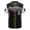 Purple Orcas BC AOP Baseball Jersey AOP Baseball Jersey FRONT Mockup - Anime Jersey Store