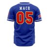 Racer Motors Speed Racer AOP Baseball Jersey BACK Mockup - Anime Jersey Store