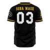 Sanji Germa 66 One Piece AOP Baseball Jersey BACK Mockup - Anime Jersey Store