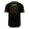 Shinsengumi Gintama AOP Baseball Jersey AOP Baseball Jersey BACK Mockup - Anime Jersey Store