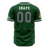 Slytherin Serpents House Harry Potter AOP Baseball Jersey AOP Baseball Jersey BACK Mockup - Anime Jersey Store