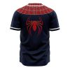 Spiderman Marvel AOP Baseball Jersey BACK Mockup - Anime Jersey Store