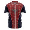 Spiderman Marvel AOP Baseball Jersey FRONT Mockup - Anime Jersey Store