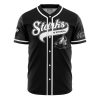 Starks of Winterfell Black GOT AOP Baseball Jersey AOP Baseball Jersey FRONT Mockup - Anime Jersey Store