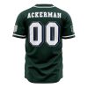 Survey Corps Ackerman Attack on Titan AOP Baseball Jersey BACK Mockup - Anime Jersey Store