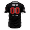 Team Rocket Grunt Black Pokemon AOP Baseball Jersey AOP Baseball Jersey BACK Mockup - Anime Jersey Store