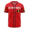 The Incredibles V2 Disney AOP Baseball Jersey FRONT Mockup - Anime Jersey Store