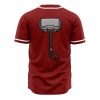 Thor Marvel AOP Baseball Jersey BACK Mockup - Anime Jersey Store