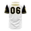 Tigerzoids PR AOP Baseball Jersey AOP Baseball Jersey BACK Mockup - Anime Jersey Store