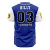 Triceratops Blue PR AOP Baseball Jersey AOP Baseball Jersey BACK Mockup - Anime Jersey Store