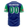 Urameshi GF AOP Baseball Jersey BACK Mockup - Anime Jersey Store