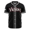 Venom Marvel AOP Baseball Jersey FRONT Mockup - Anime Jersey Store