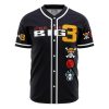 WhoThe Big 3 V1 AOP Baseball Jersey AOP Baseball Jersey FRONT Mockup - Anime Jersey Store