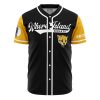 Whore Island Ocelots V2 Archer AOP Baseball Jersey AOP Baseball Jersey FRONT Mockup - Anime Jersey Store