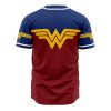 Wonder Woman DC Comics AOP Baseball Jersey BACK Mockup - Anime Jersey Store