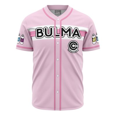 Bulma Pink Dragon Ball Z Baseball Jersey